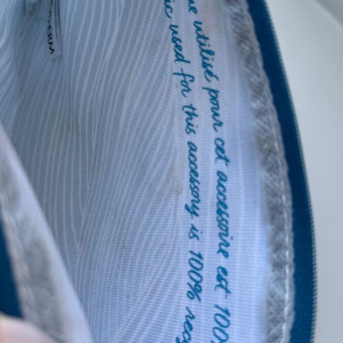 Bioderma toiletry bag blue and white like new for cosmetics