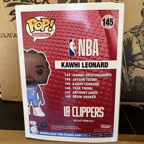 Funko POP Kawhi Leonard NBA LA Clippers vinyl figure like new
