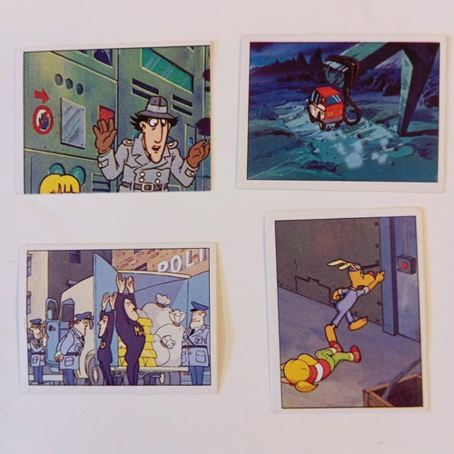 Panini Inspecteur Gadget stickers like new, rare 1983