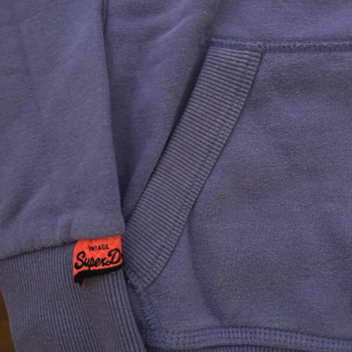 Superdry hoodie like new, purple, size XS