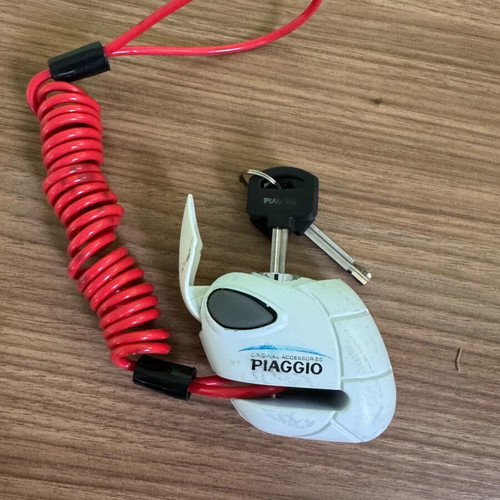 Piaggio disc brake lock used