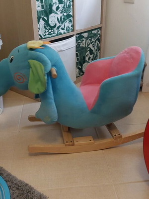 Elephant Rocking Toy used for children up to 4 years