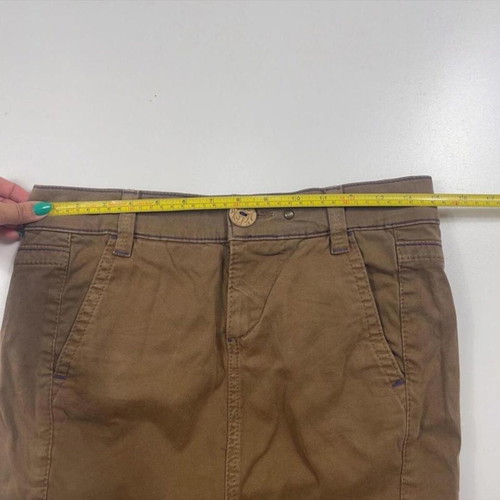 Miss Sixty Vintage Khaki Pencil Skirt Size L like new Y2K Minimalist
