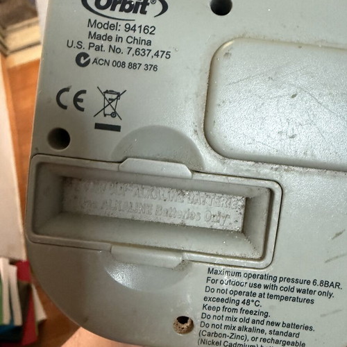 Orbit Buddy Single Port Tap Timer like new
