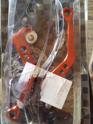 Brake lever red like new for motorcycle