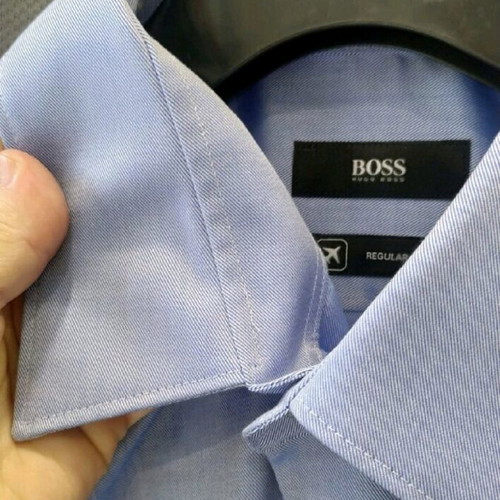 Boss blue shirt L Regular fit like new