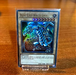 Yugioh κάρτα Blue Eyes White Dragon holographic
