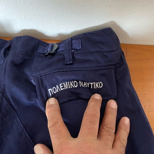 Men's Military Navy Pants M like new, winter