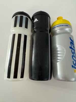 Adidas bottles used, set of 3