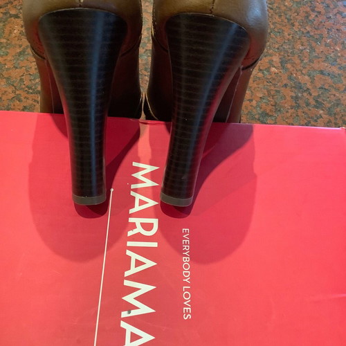 Maria Mare women's brown high heel shoes new
