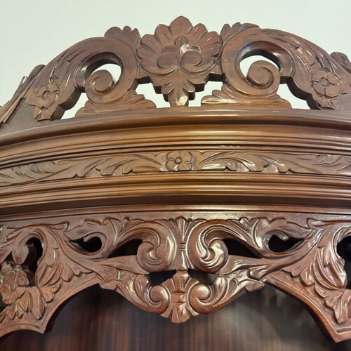 Vintage Display Cabinet by Εγγλεζάκης used, handcrafted wood