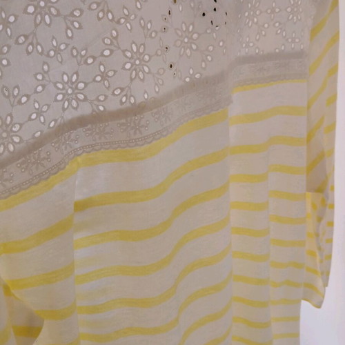 H&M Mariniera with Yellow Stripe and Cutout Design like new