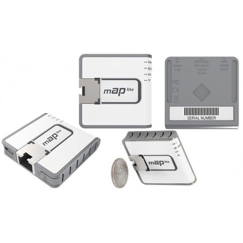 Mikrotik MAP lite Micro AP New, mUSB, PoE, Wi-Fi N 300Mbps