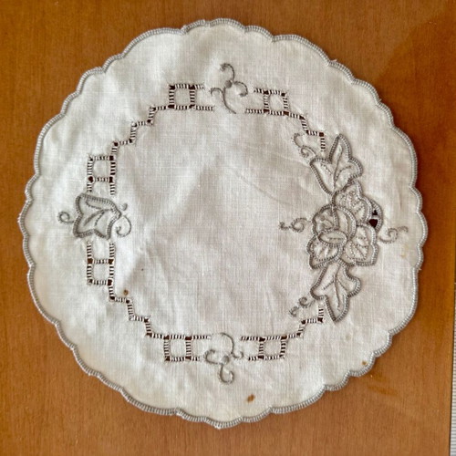 Small Cutwork Doilies set of 8 like new