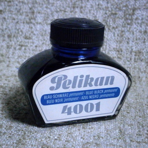 Pelikan 4001 Blue-Black Ink 70ml new, vintage, made in Germany