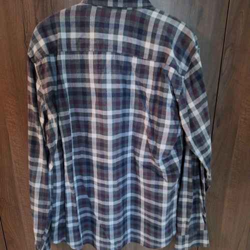Checked shirt large like new, multicolor