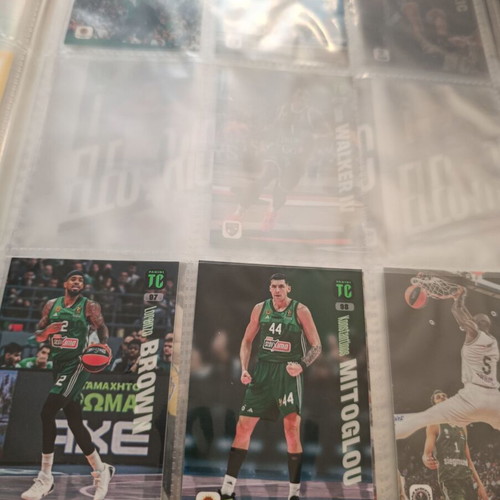 Panini Euro League Top Class 2025 Album used with 100 cards