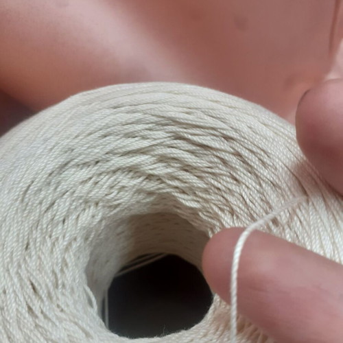 Artiste Crochet Yarn Large Ecru Mercerized Egyptian Cotton 2500m like new