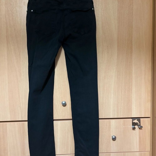 Zara black denim jeans like new, size 36