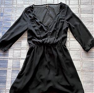 Μαύρο φόρεμα Bershka