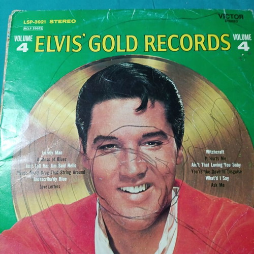 Elvis' Gold Records Volume 4 vinyl like new