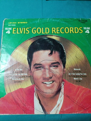 Elvis' Gold Records Volume 4 vinyl like new
