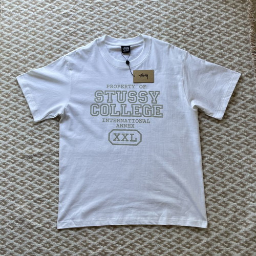 Stussy College T-shirt White Size Medium New