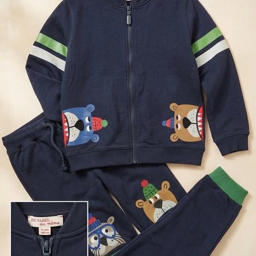 Du Pareil au Même (DPAM) tracksuit set blue, size 10 years, like new