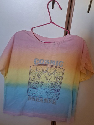 Μπλούζα Next μεταχειρισμένη με μονόκερο, πολύχρωμη, για 6-8 ετών