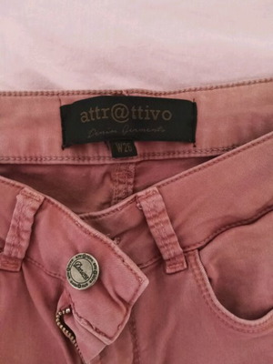Attrattivo pink jeans size 26 like new