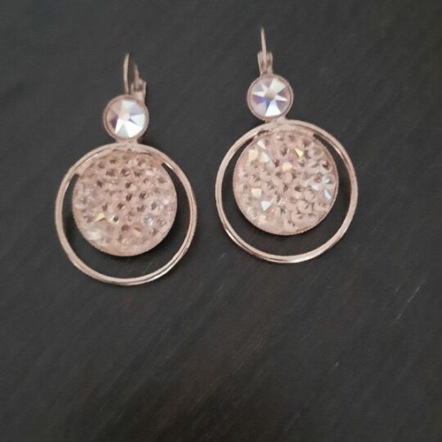Don Joyelli jewelry set in rose gold tone, like new