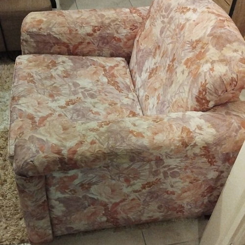 Armchair used with cover in good condition