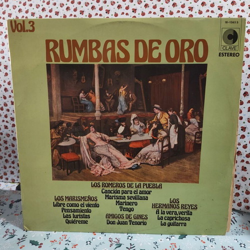 Rumbas De Oro Vol. 3 vinyl record used, Latin