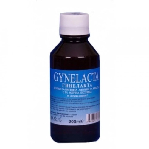 Gynelacta shower gel with 3% lactic acid, new, 200 ml