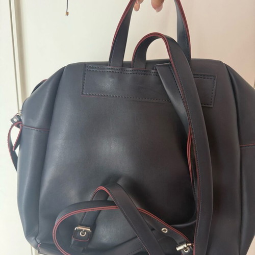 FRNC backpack medium size blue eco leather like new