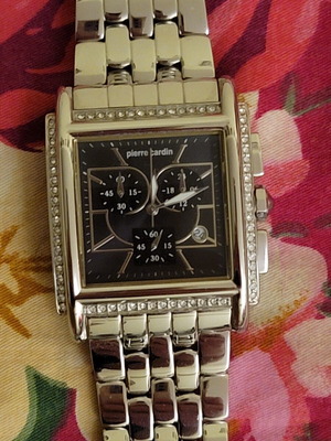 Pierre Cardin 3BAR wristwatch, silver, women's