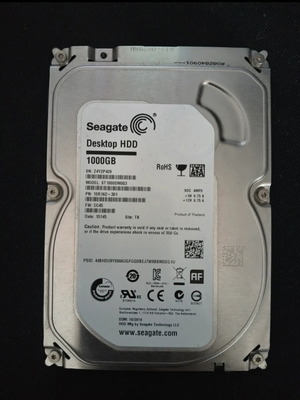 Seagate HDD 1TB 3,5 ιντσών μεταχειρισμένο, λειτουργικό
