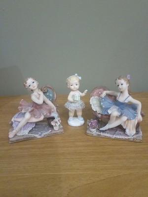 Porcelain decorative items new 8×9 cm
