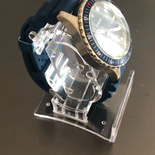 Timex Navi Depth men's watch new with blue silicone strap