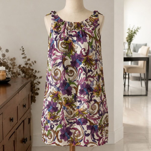 Italian dress size small used, multicolor by New Age