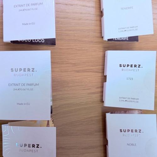 Superz. Budapest Mega Discovery Set tester 13 samples like new