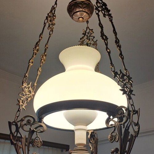 Antique ceiling lights like new, set of two
