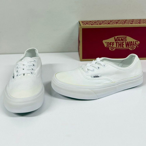 Vans Authentic True White sneakers used, size 37