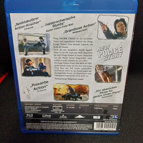 New Police Story Blu-Ray like new, action thriller