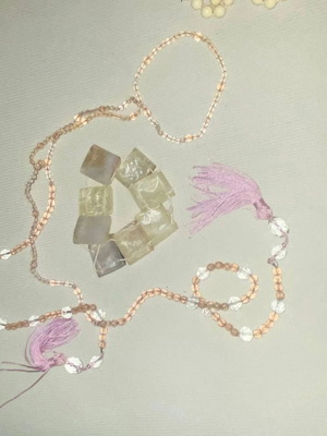 Γυναικείο κολιέ Vintage 90s και βραχιόλι σετ σαν καινούργιο