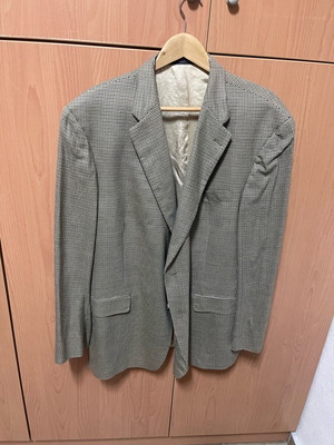 Men's jacket like new, gray and brown shades, size XL