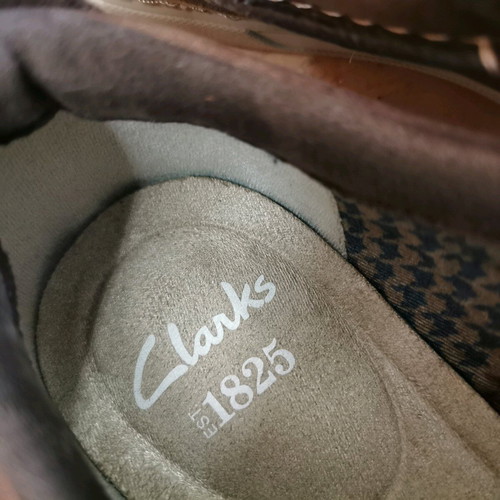 Clarks Lorsen Edge men's sneakers size 41 like new, brown