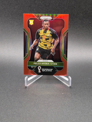 2022 Panini Prizm World Cup Qatar Red Prizm Felix Afena-Gyan #231 Rookie RC used