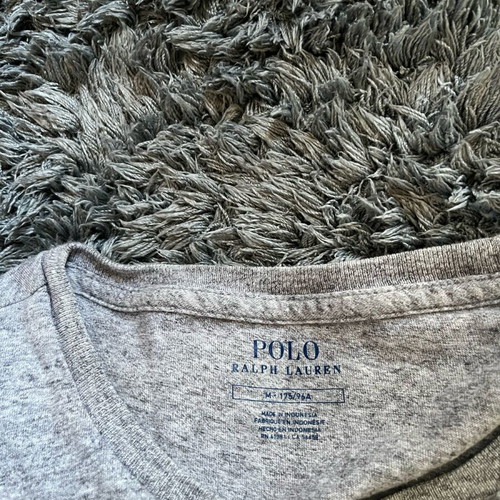 Polo Ralph Lauren T shirt like new, gray, size M