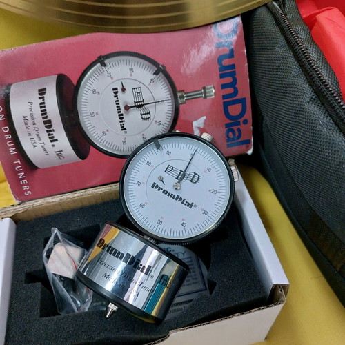 DrumDial Precision Drum Tuner new with bonus 14" Turkey Splash cymbal